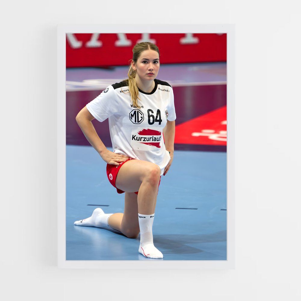 Poster Sérénité Athlétique – affiche Handball (vue 3)